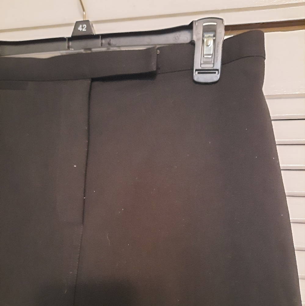 Talbots stretch black pencil skirt sz 8 *T - Picture 3 of 5